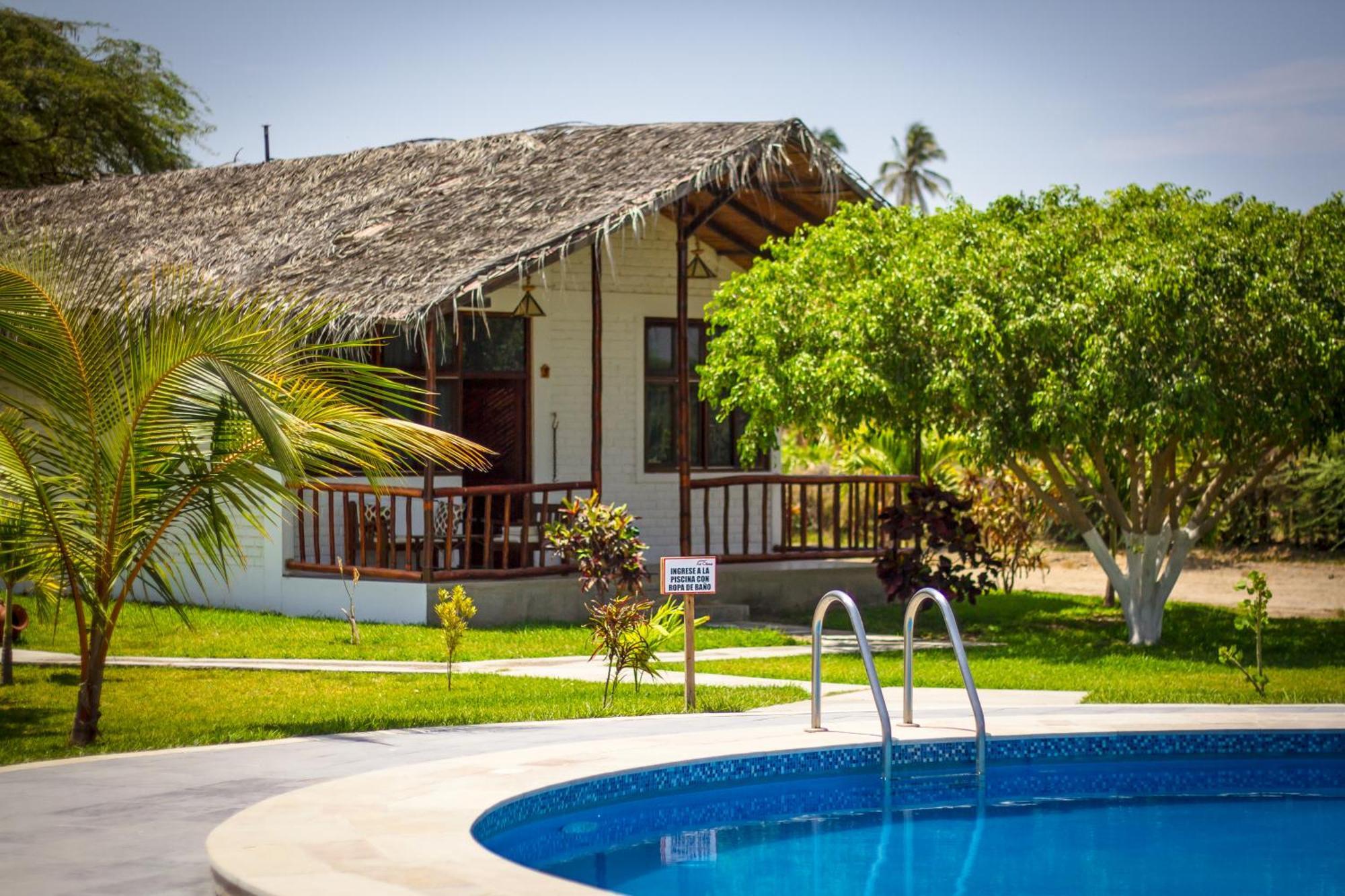 La Choza Bungalows Tambo Grande Екстер'єр фото